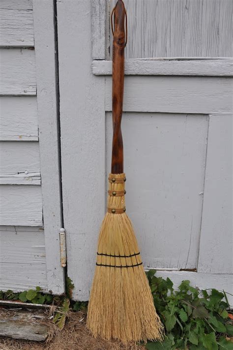 Handmade Hearth Broom Honey Brown By Broomhilde On Etsy