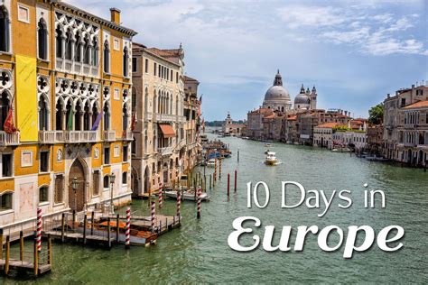 Take a europe tour (starting from the major european cities like london and rome) and enjoy history, adventure and food. 10 Days in Europe: 5 Amazing Itineraries | Earth Trekkers