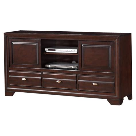 Amiable Entertainment Tv Stand Dark Brown