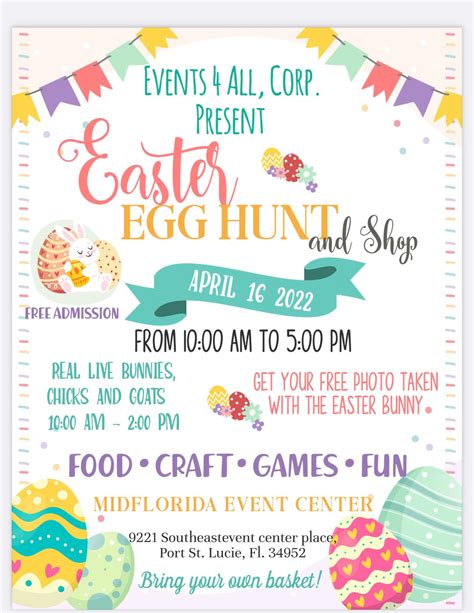 Easter Egg Hunt And Shop Visit St Lucie