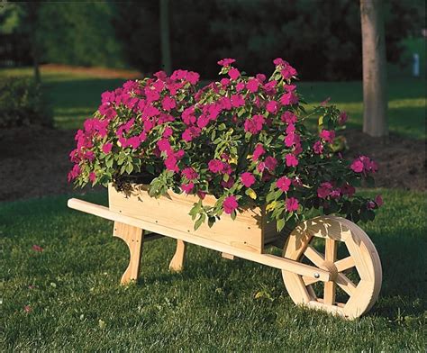 Wooden Wheelbarrow On Pinterest Table Plans Petunias And Vintage Floral