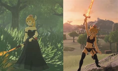 This Breath Of The Wild Mod Lets You Play As Bowsette Zelda Dungeon
