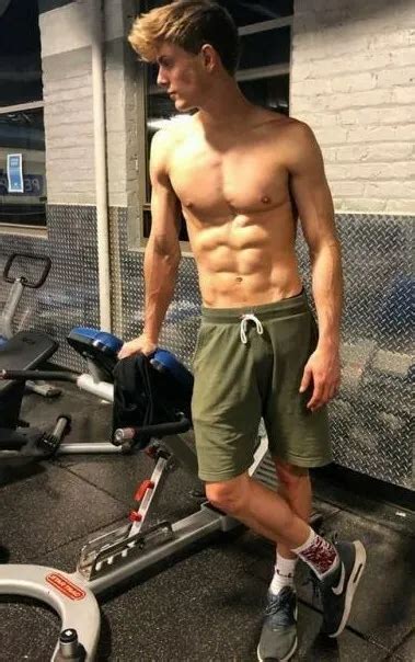 Shirtless Male Cute Handsome Beefcake Abs Gym Jock Hunk Man Photo X