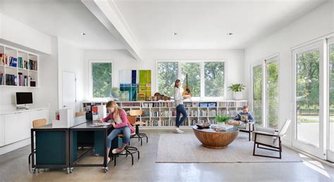 Try green to help with focus or orange to boost the mood. 5 Homes With Fun-Filled Modern Kids Rooms - Dwell