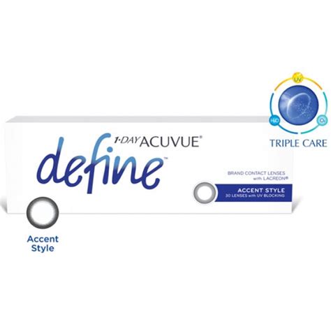 1 Day Acuvue Define Accent New 30pk Contacts Cheap Contacts Online At
