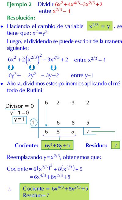 M Todo De Ruffini En Divisi N De Polinomios Problemas Resueltos