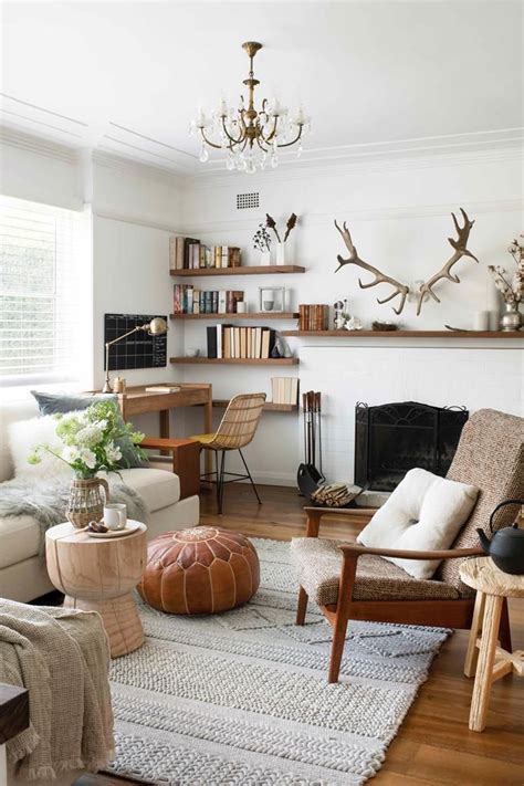 An Earthy And Eclectic Cottage On Sydneys North Shore Living Room