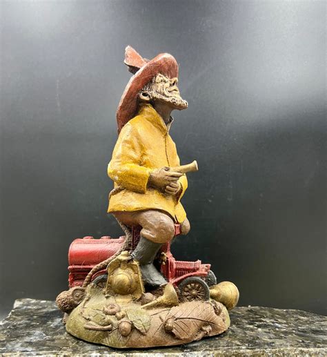 Vintage 1987 Elmo Fireman Gnome Figure By Tom Clark Etsy