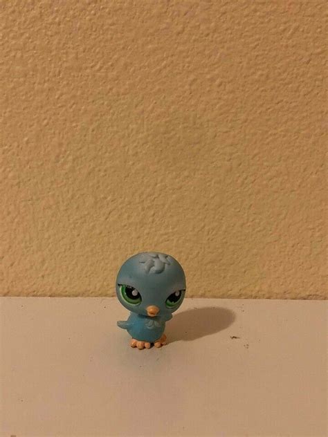 Toy Lps Littest Pet Shop 232 Blue Chick Green Eyes 15 Hasbro