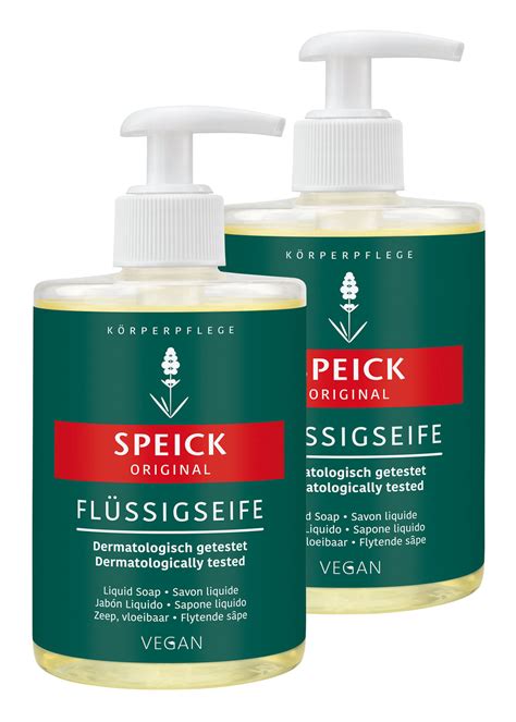 2er pack speick natural flüssigseife dispenser je 300ml wohlbefinden kopp verlag