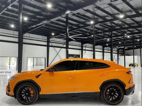 Lamborghini Urus Orange Starlight 2022 Emc Exotic Rentals