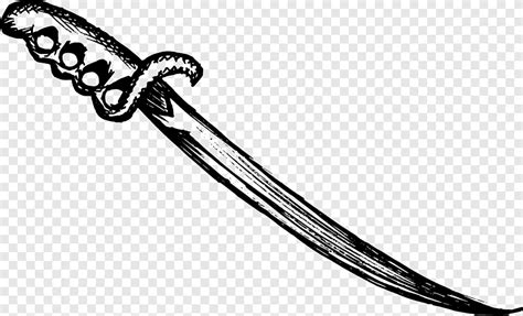 السيف سكين رسم سلاح التعادل أبيض وأسود نص عادي png