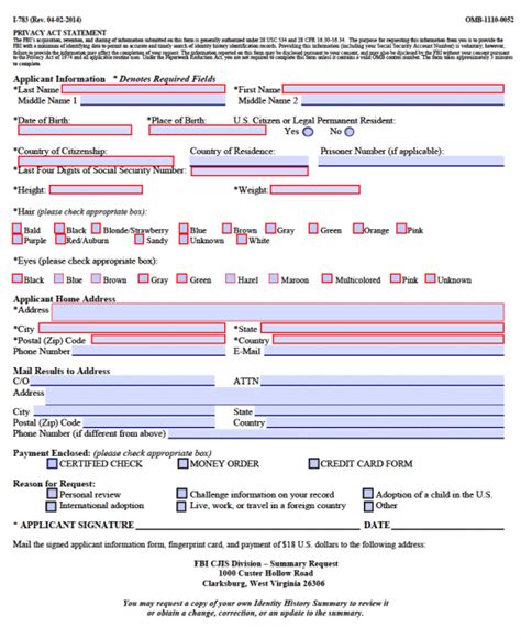 What can convert.fbi files to a different format? Free FBI Background Check Authorization - Form I-783 and ...