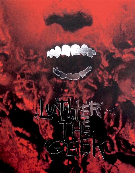 Luther The Geek Limited Edition Blu Ray Slipcover Vinegar Syndrome Blu Blu Ray Geek Stuff