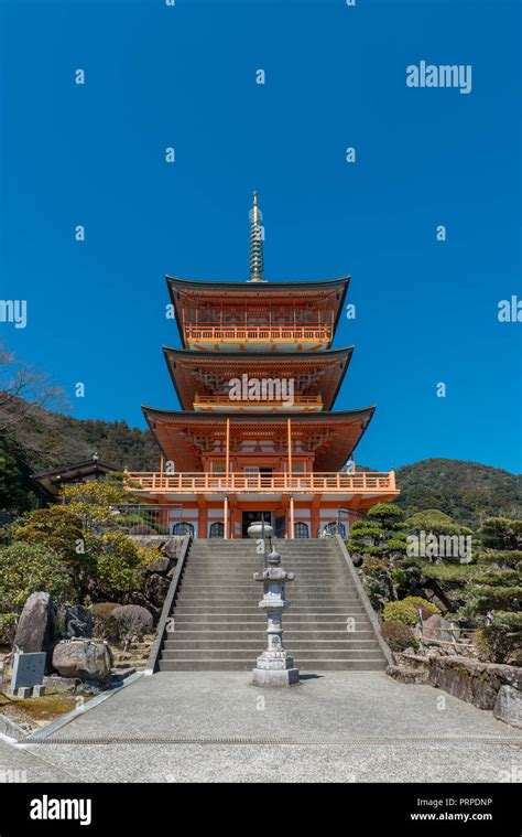 The Pagoda Of The Unesco Heritage Seiganto Ji Temple Wakayama