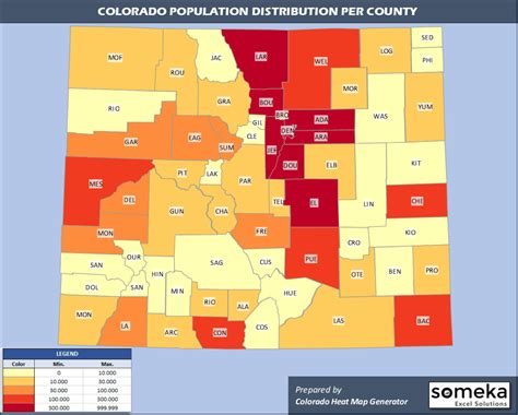 Colorado County Map In Excel Counties List And
