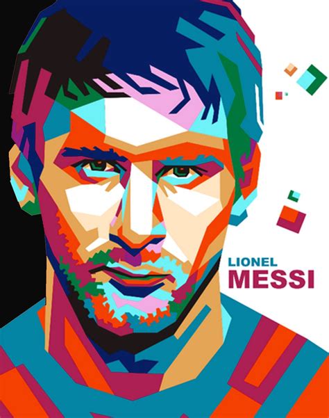 Wallpaper Lionel Messi Art