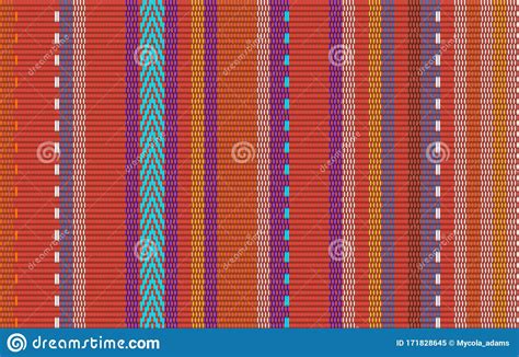 Blanket Stripes Seamless Pattern Background For Cinco De Mayo Party