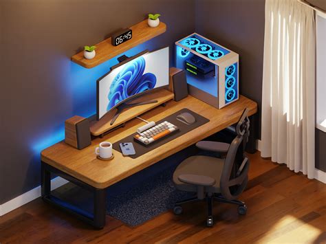 3d Desk Setup By M Wildan Cahya Syarief For Indev On Dribbble
