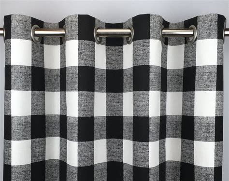 Jcpenney.com has been visited by 100k+ users in the past month Black Buffalo Check Curtains FREE SHIPPING Black Gingham