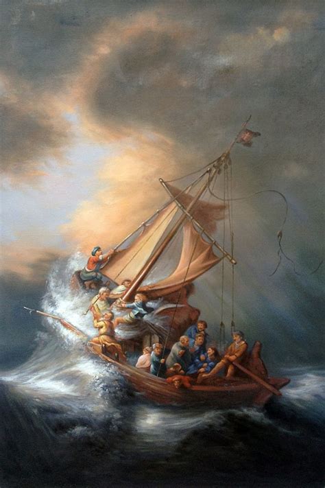The Storm On The Sea Of Galilee Rembrandt At In 2021