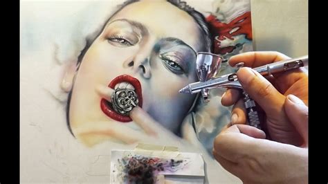 Airbrush Painting On Canvas