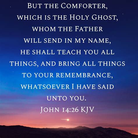 John 1426 Kjv Faith Verses Wise Words Quotes Inspirational Words