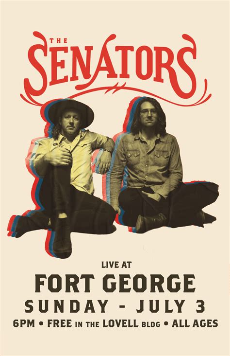 Sunday Night Music The Senators Fort George Brewery