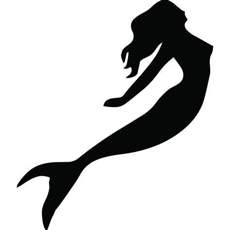Ariel Princess Silhouette At Getdrawings Free Download