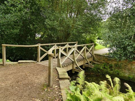Small Wooden Bridge At Dunham Massey © Stephen Craven Cc By Sa20