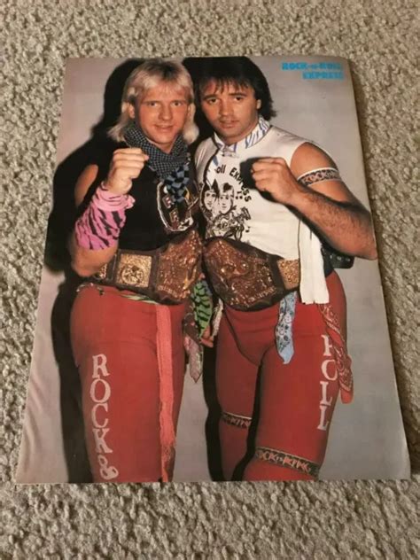rock and roll express nwa wrestling 1980s pinup photo ricky morton robert gibson 6 99 picclick