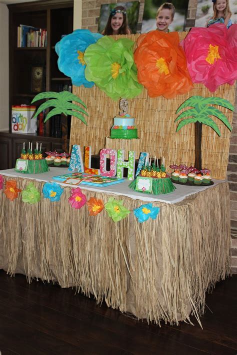 Luau Hawaiian Birthday Party Ideas Photo Of Catch My Party