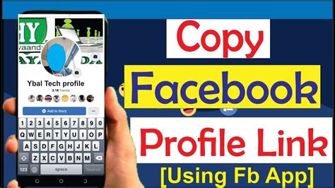 How To Copy Facebook Profile Link On Mobile Phone Using The Facebook