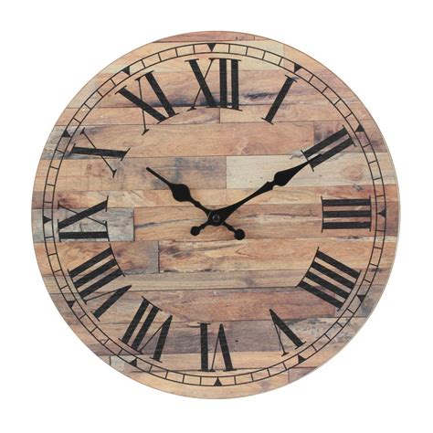 100+ vectors, stock photos & psd files. Stonebriar Collection Natural Wood Roman Numeral Wall ...