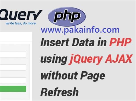 Php Ajax Form Validation Without Page Refresh Pakainfo
