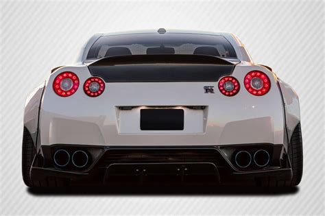 2015 Nissan Gtr 0 Carbon Fiber Rear Lip Add On Body Kit 2009 2016