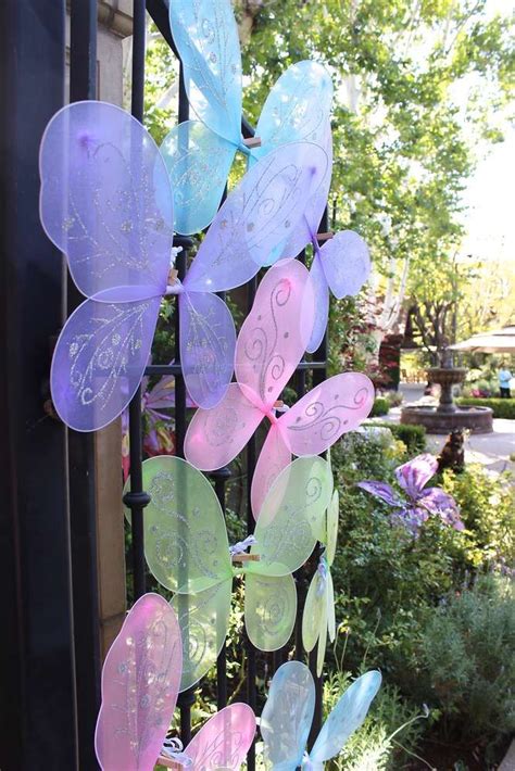 Pretty Wing Favors At A Fairy Birthday Party See More Party Ideas At
