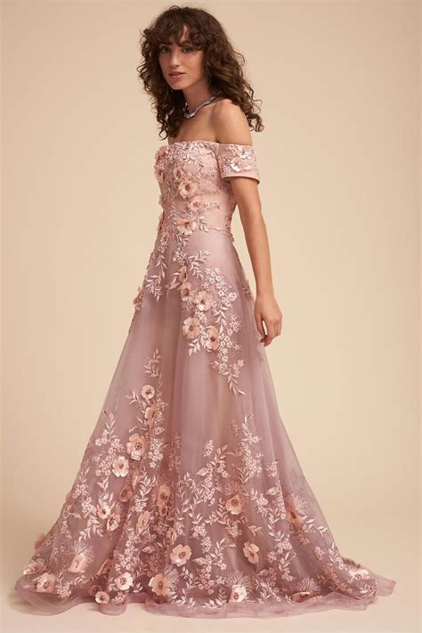 19 Colorful Wedding Dresses You Can Buy Right Now Dusty Rose Wedding Dress Flattering Wedding