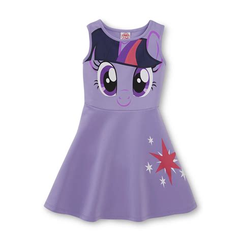My Little Pony Girls Fit And Flare Dress Twilight Sparkle Clothing