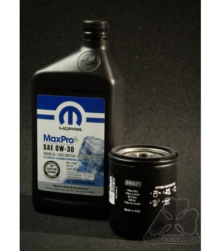 20l Kit Mopar Maxpro 0w 30 Oil Change Kit Giuliastelvio Api Sp