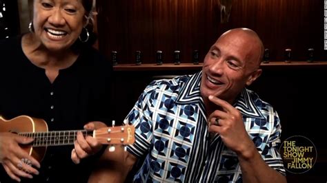 The Rock S Mom Joins Her Son On The Tonight Show For A Ukulele Duet