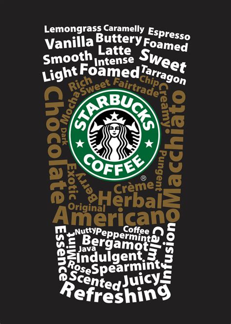 Starbucks Typography Poster Gra 217 Section 5 Group 2