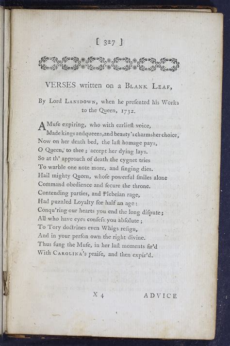 Eighteenth Century Poetry Archive Works Verses Written On A Blank