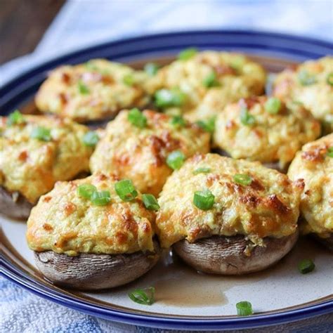 These classic stuffed mushrooms are loaded with shallots, garlic, walnuts, breadcrumbs, and chopped mushroom stems. Pumpkin Cinnamon Chip Cream Cheese Cookies | Recipe | Crab ...