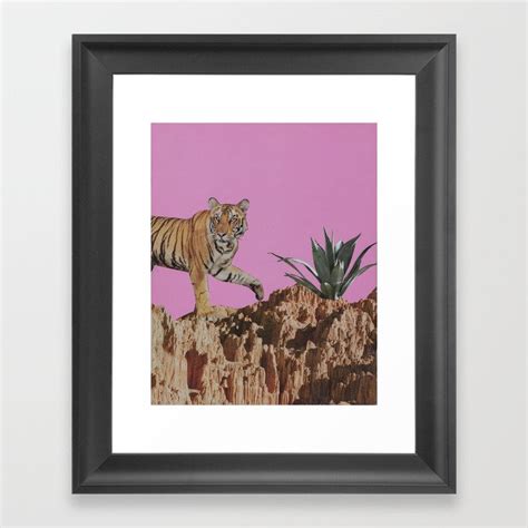 Desert Tiger Framed Art Print By Casey Hagerman Society6