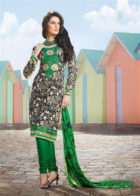 Nathalia kaur hot photo gallery. Green Cotton Salwar kameez Girl model Pictures, Images ...