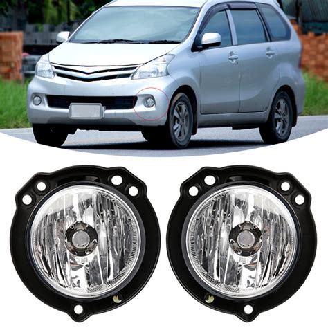 2pcspair Fog Light Leftandright For Toyota Avanza 2012 2013 2014 2015 2016 2017 2018 2019 Front