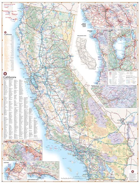 California Road Map Benchmark Maps