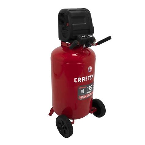 Craftsman 33 Gallon Single Stage Portable Corded Electric Vertical Air