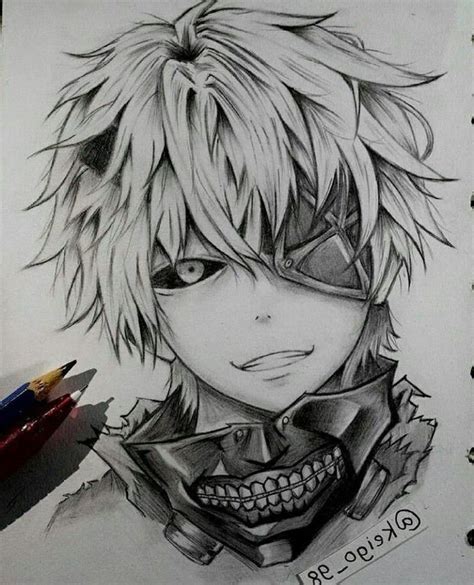 A Drawing Of An Anime Character